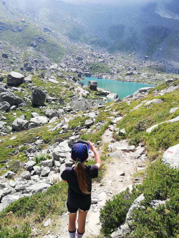 Padre e figlia hanno conquistato il “Re di Pietra” in tour di quattro giorni per quaranta chilometri di cammino
