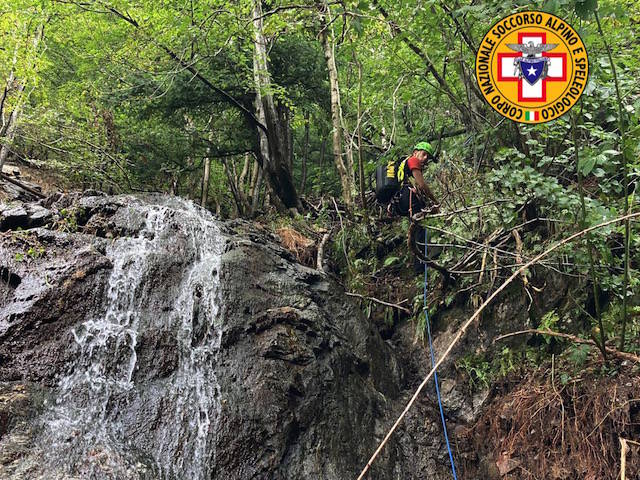 ritrovamento corpo torrente molinera maccagno