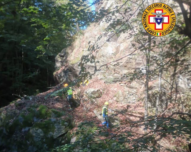 ritrovamento corpo torrente molinera maccagno
