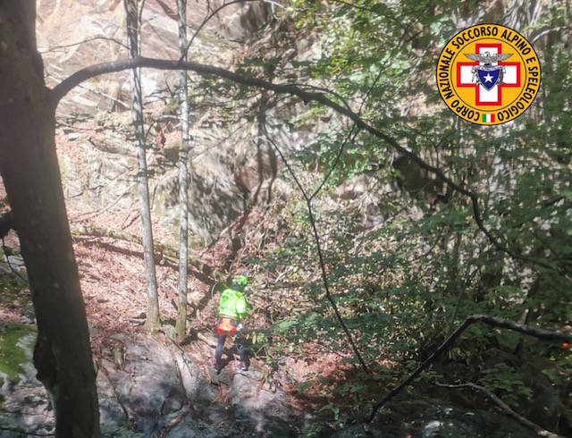 ritrovamento corpo torrente molinera maccagno