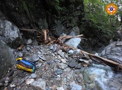 ritrovamento corpo torrente molinera maccagno