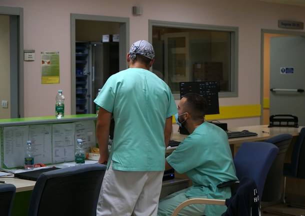 Il Covid Hub dell'ospedale di Varese