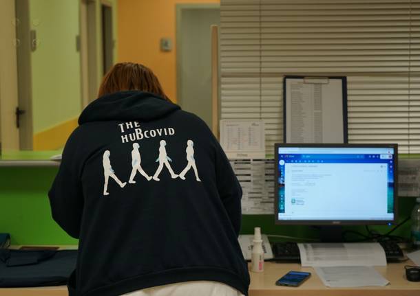 Il Covid Hub dell'ospedale di Varese
