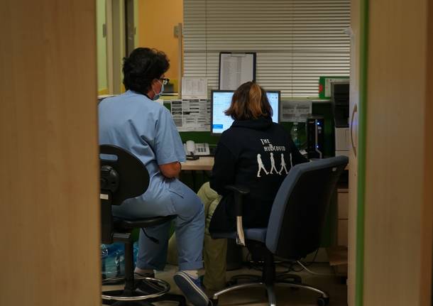 Il Covid Hub dell'ospedale di Varese