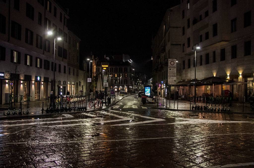 milano ottobre 2020 coprifuoco