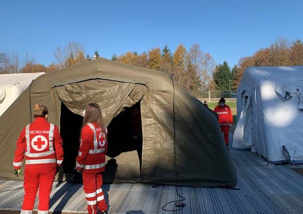 L\'ospedale da campo di Varese
