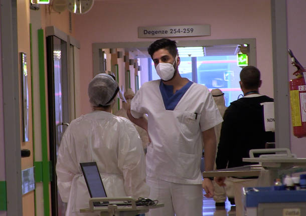 Nella pneumologia covid dell'ospedale di Varese