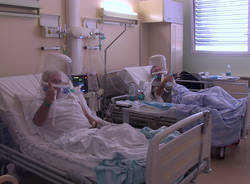 Nella pneumologia covid dell'ospedale di Varese