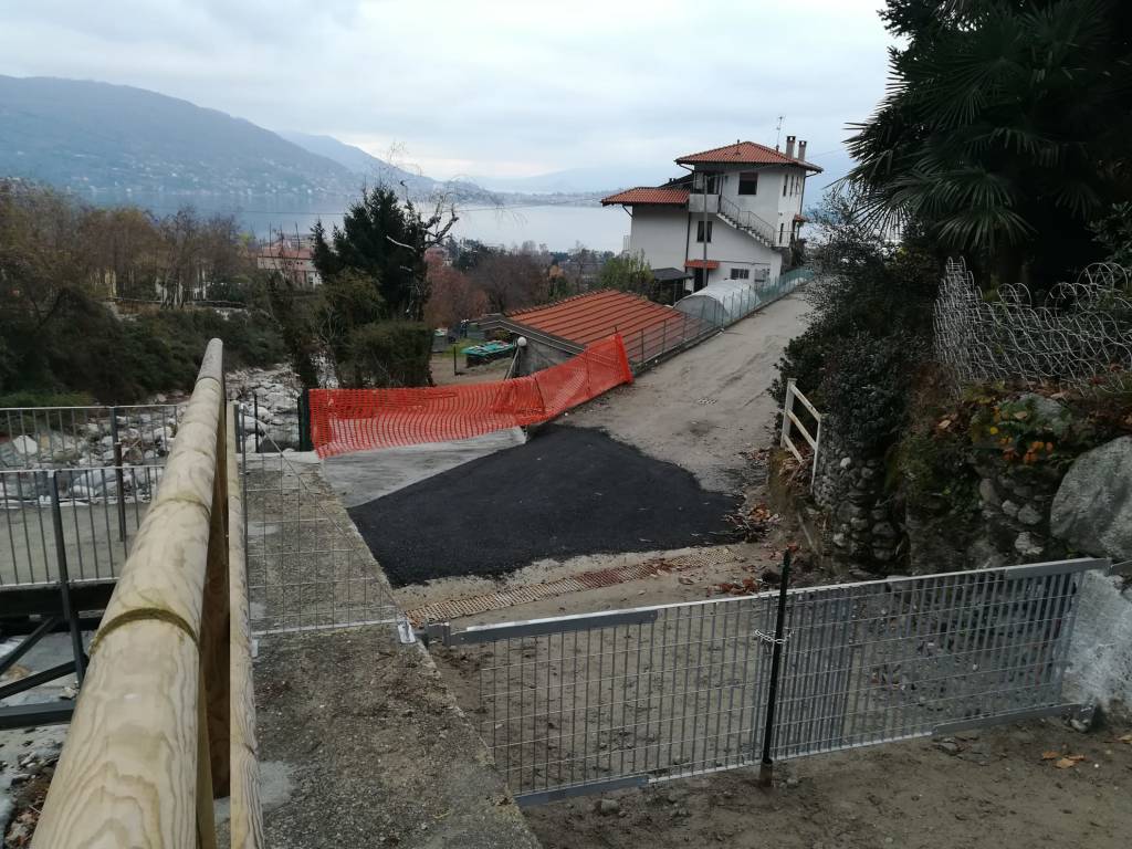 I lavori per l'esondazione del torrente Selva Spessa a Baveno