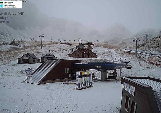 La prima neve di dicembre nelle valli del Piemonte
