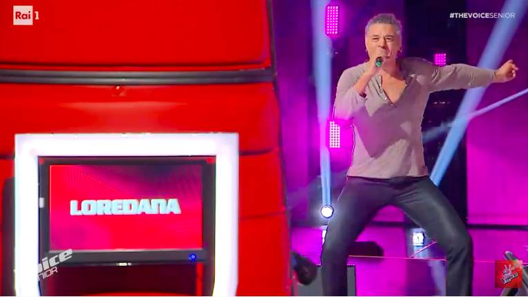 Marco Guerzoni, le blind auditions a The Voice Senior