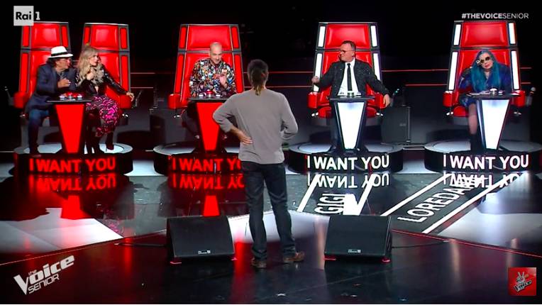 Marco Guerzoni, le blind auditions a The Voice Senior