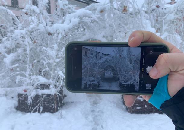 neve busto arsizio dicembre 2020