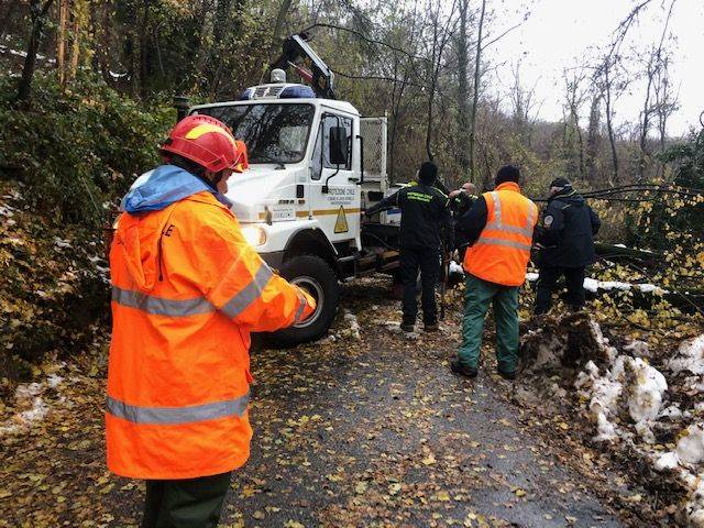 neve caravate protezione civile