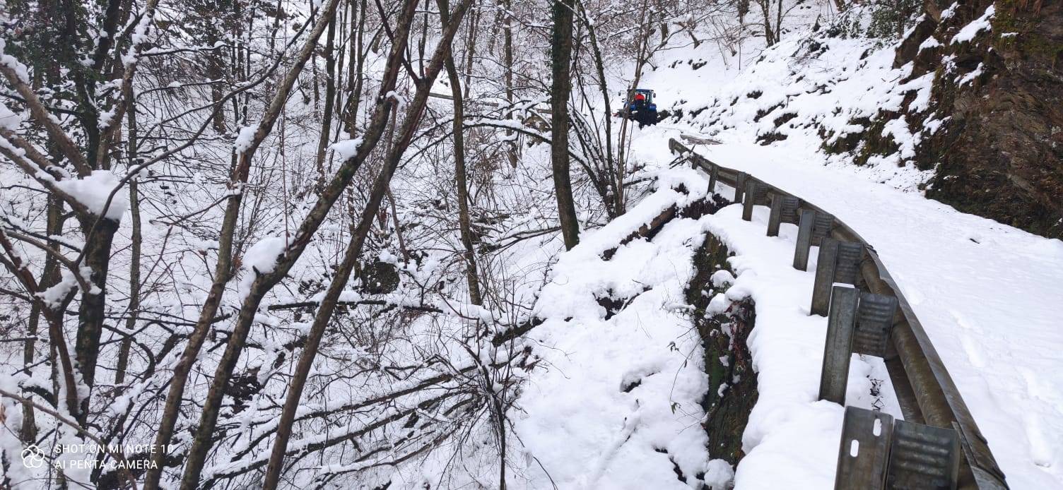 Cremenaga, il cantiere sulla strada del Biviglione
