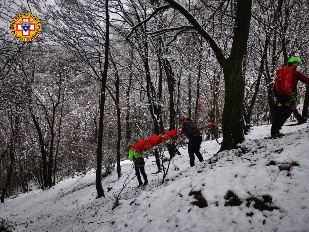 Esercitazione Cnsas sulla neve