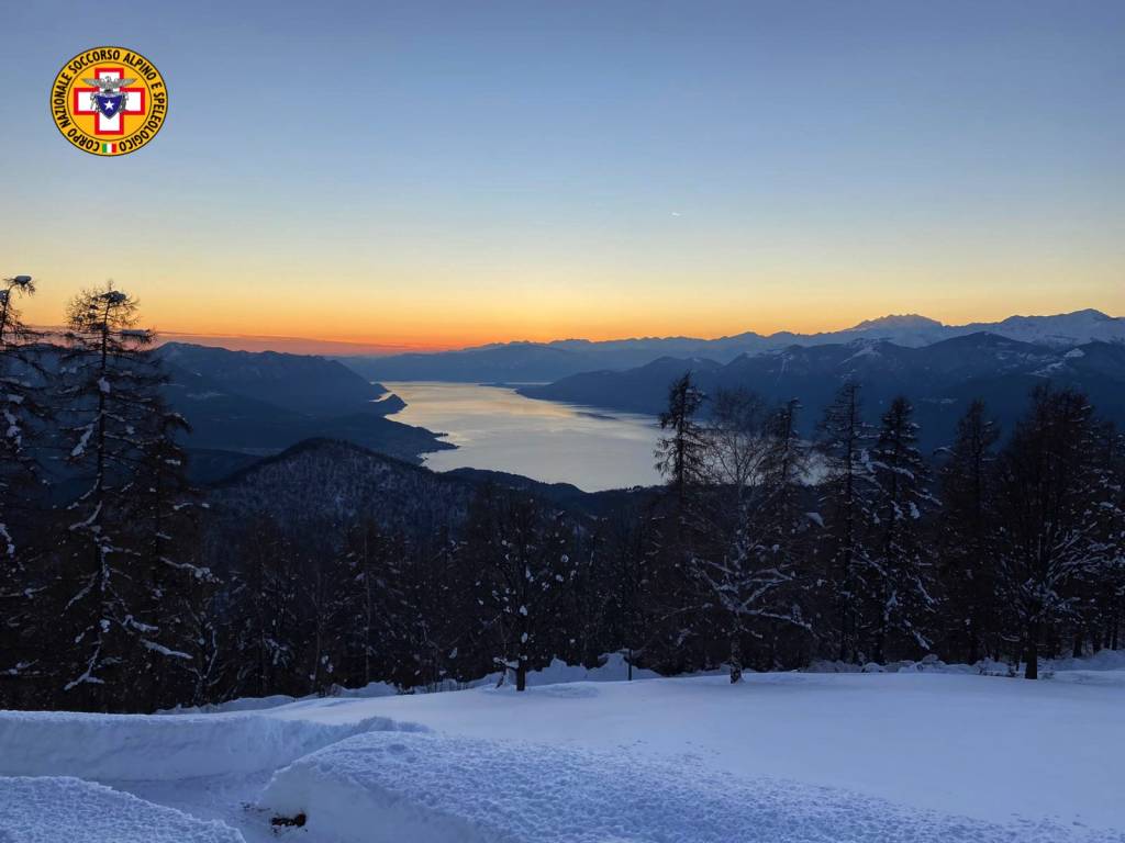 Esercitazione Cnsas sulla neve