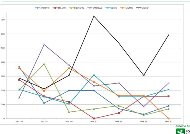 grafici curve contagi febbraio 2021
