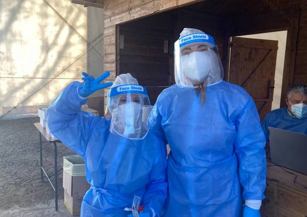 Apre il centro tamponi di Laveno Mombello 