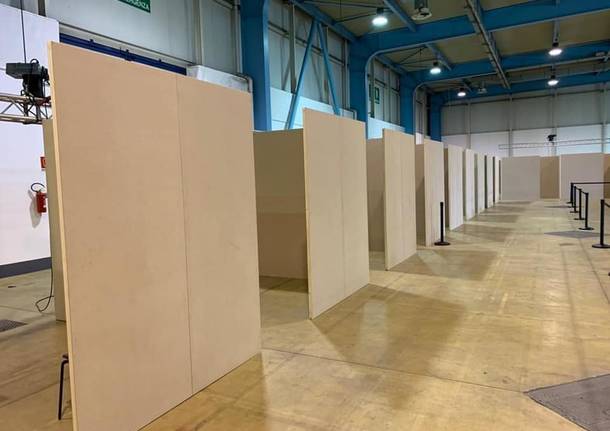 Il centro vaccini di malpensafiere