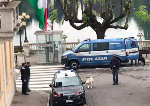 Allarme bomba al comune di Sesto Calende