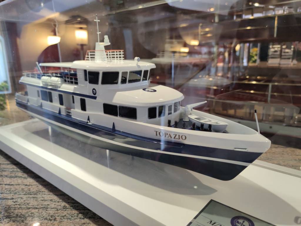 Il primo viaggio della Topazio