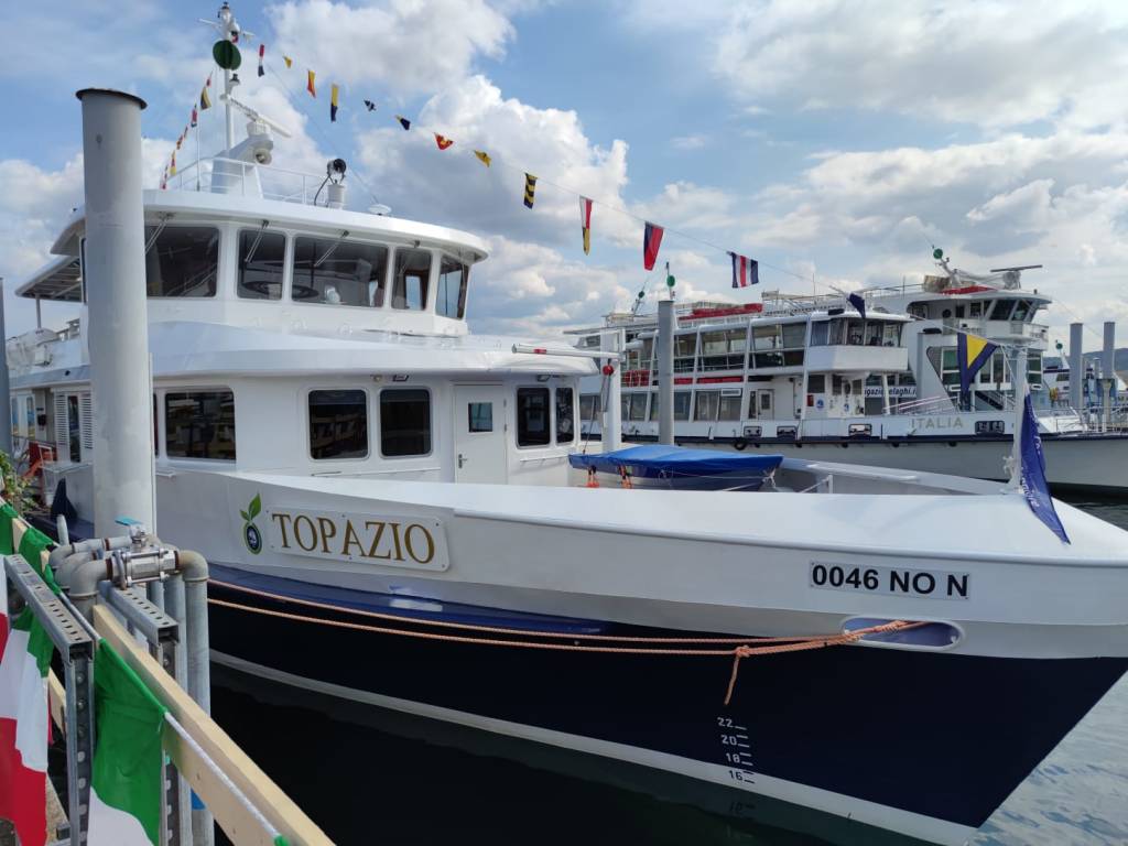 Il primo viaggio della Topazio