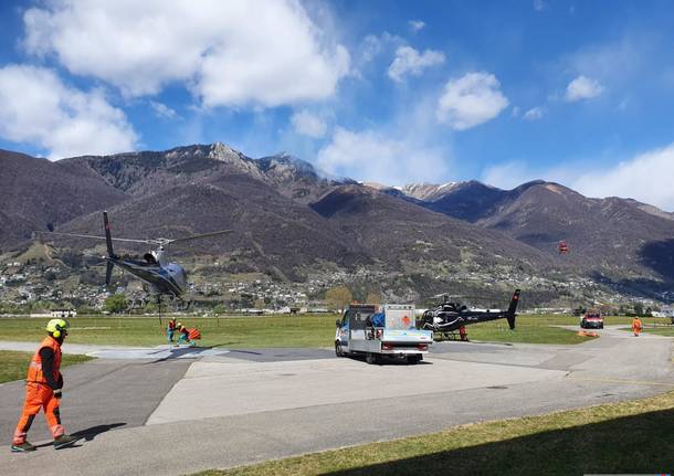 Incendio Canton Ticino