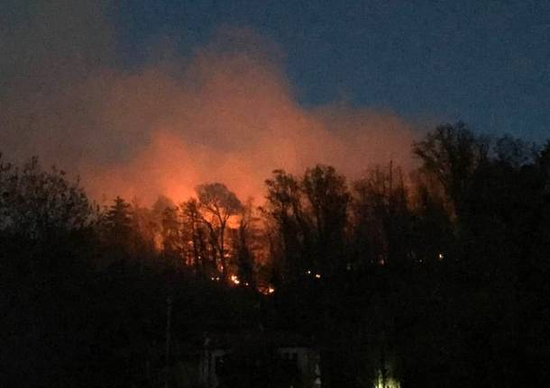 Incendio Cocquo - Sesto Calende 5.4.21