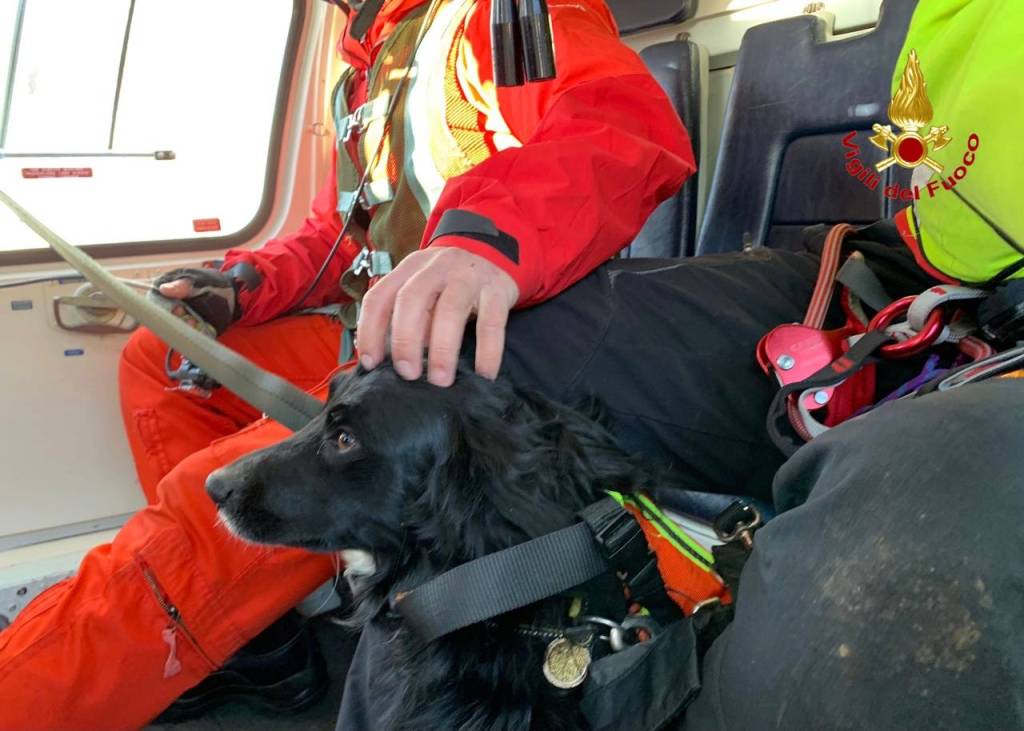 Incendio in Val Cannobina - Vigili del Fuoco 