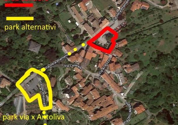 parcheggi frazione Antoliva Verbania