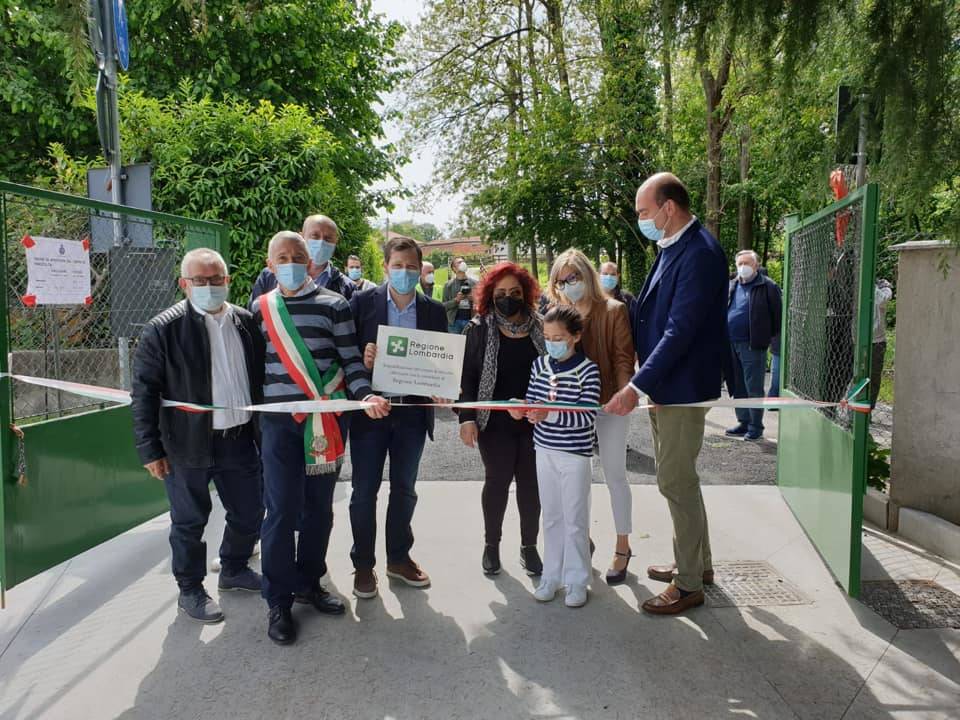 inaugurazione piattaforma ecologica mercallo