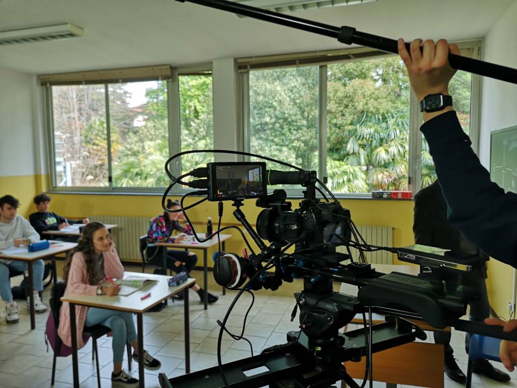 Gli studenti del Liceo Vittorio Sereni di Luino e Laveno e dell'Agenzia Formativa 