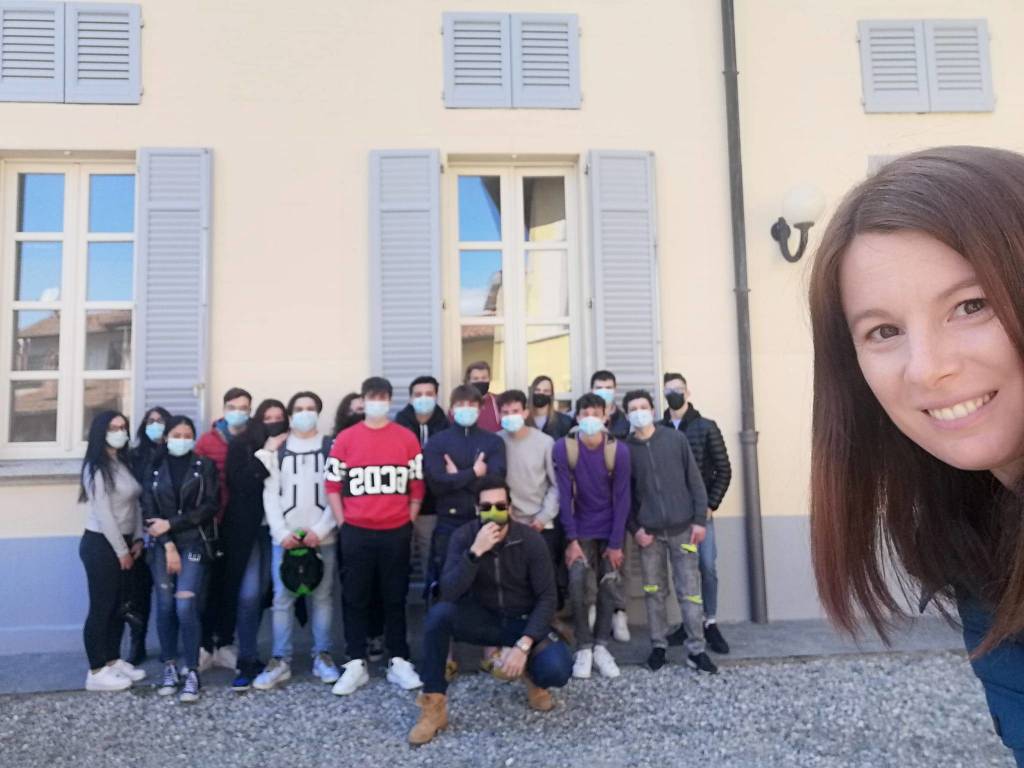 Gli studenti del Liceo Vittorio Sereni di Luino e Laveno e dell'Agenzia Formativa 