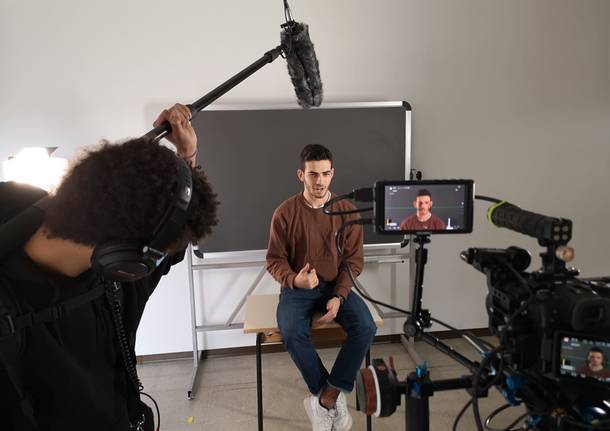 Gli studenti del Liceo Vittorio Sereni di Luino e Laveno e dell'Agenzia Formativa 