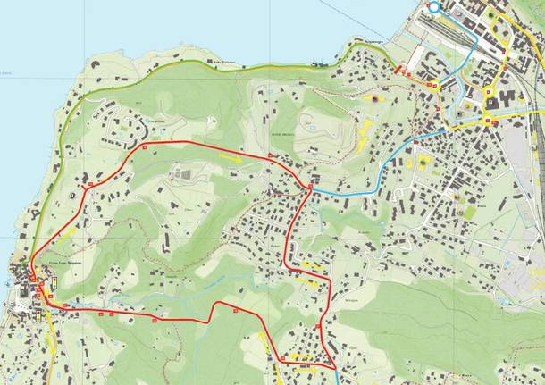 Pista ciclopedonale SP69 laveno Mombello