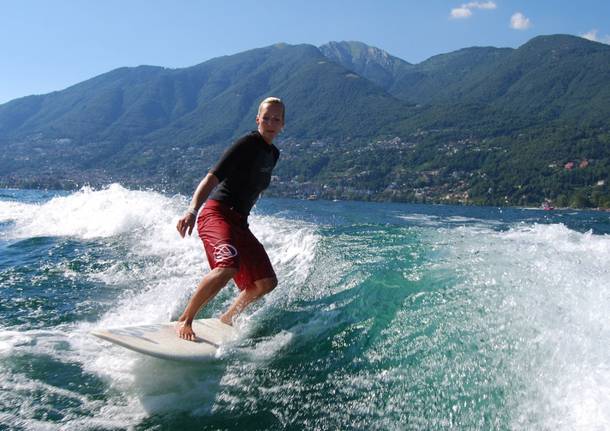 Spiagge della sponda svizzera del Lago Maggiore