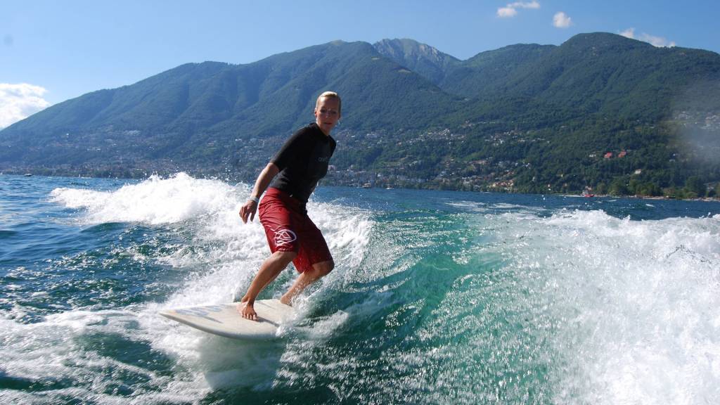 Spiagge della sponda svizzera del Lago Maggiore 