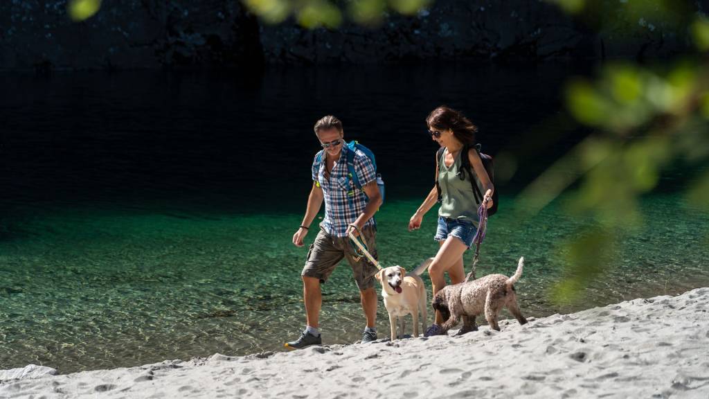 Spiagge della sponda svizzera del Lago Maggiore 
