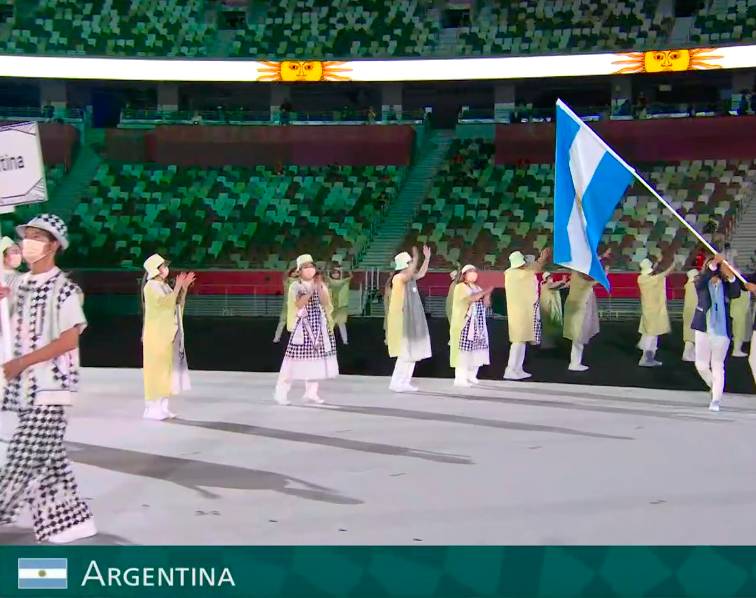 La cerimonia di apertura di Tokyo 2020