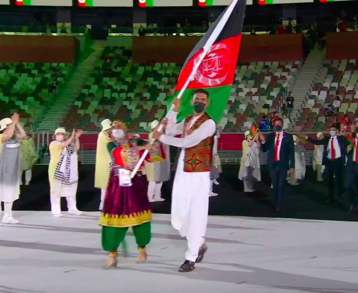 La cerimonia di apertura di Tokyo 2020