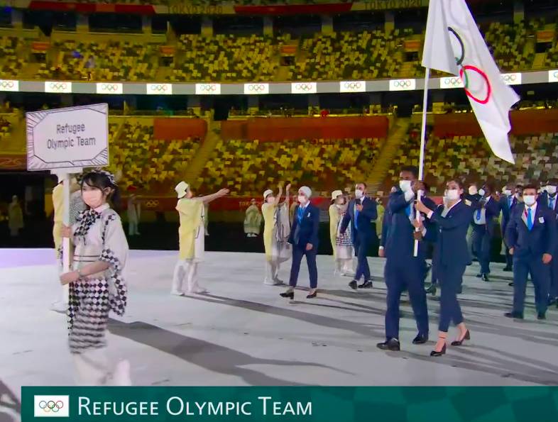 La cerimonia di apertura di Tokyo 2020