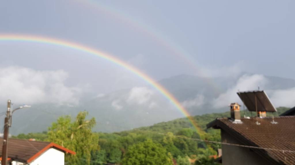 L'arcobaleno di domenica 4 luglio