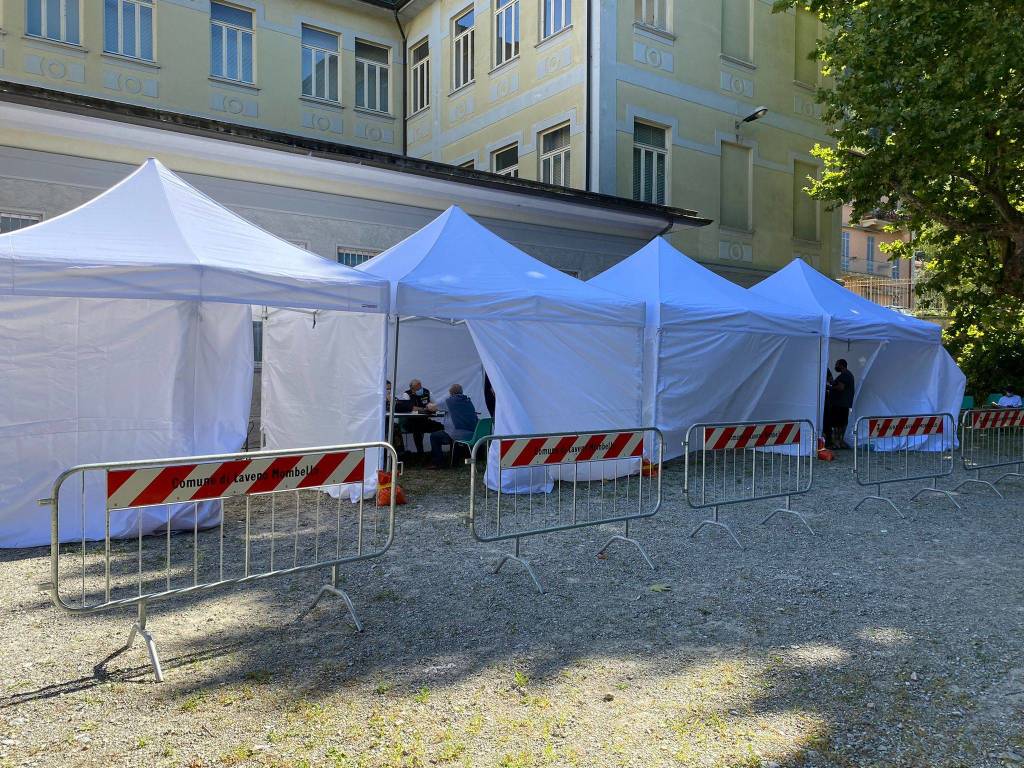 camper vaccinale di Areu a Laveno Mombello