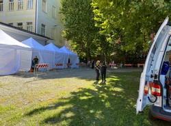 camper vaccinale di Areu a Laveno Mombello