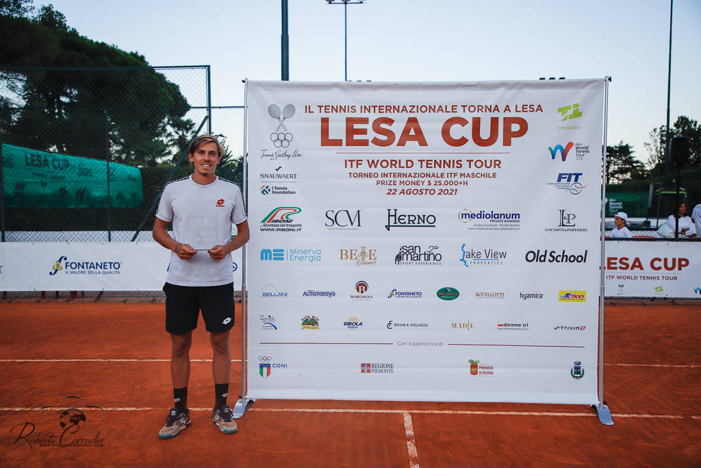 Il francese Martineau vince la 1a Lesa Cup di tennis