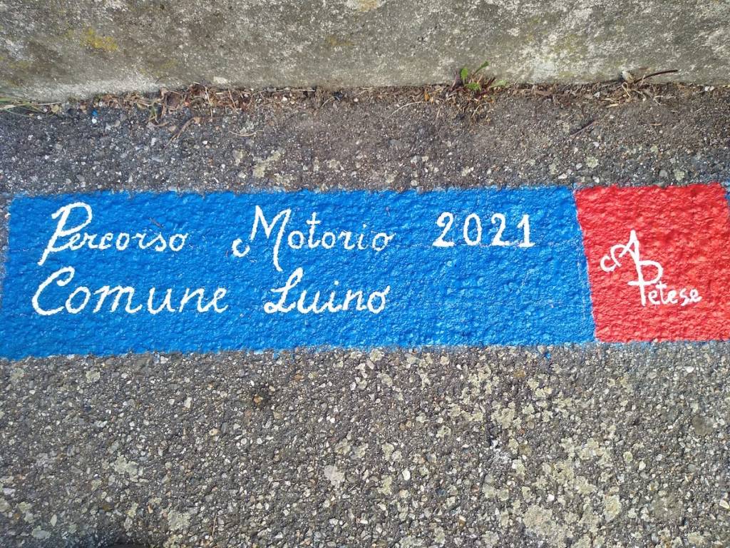 Luino - Sul lungolago un percorso motorio per i bambini