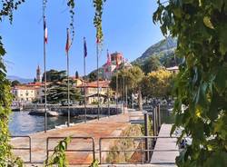 Scorci sulla riva del lago a Laveno Mombello