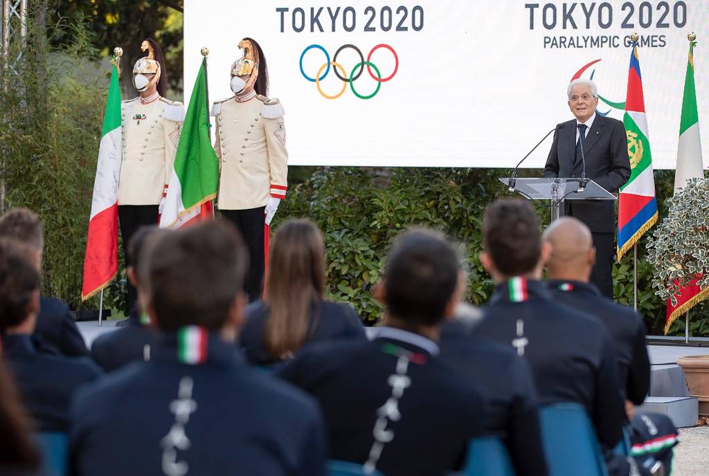 Gli atleti campioni a Tokio al Quirinale da Mattarella