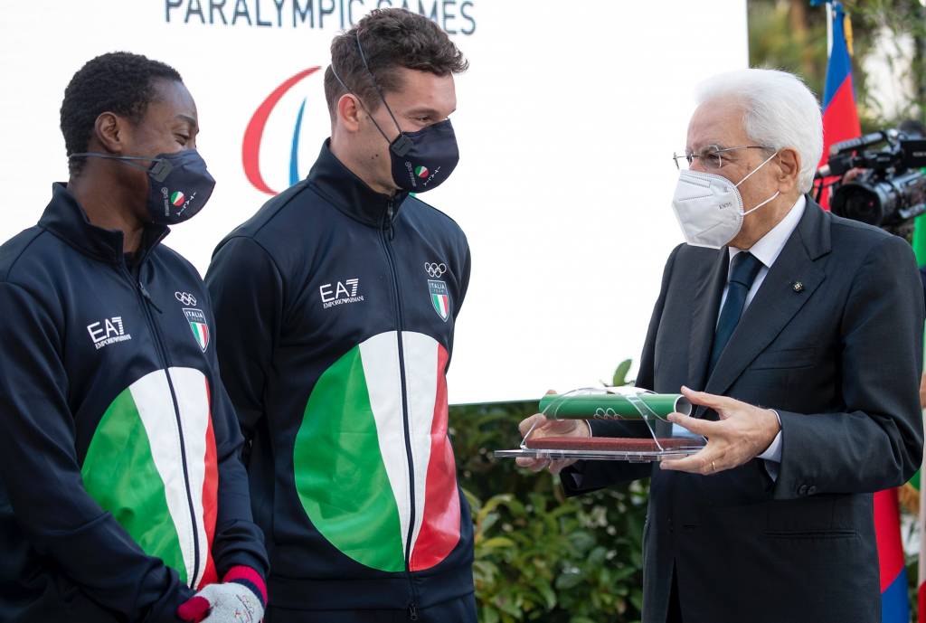 Gli atleti campioni a Tokio al Quirinale da Mattarella